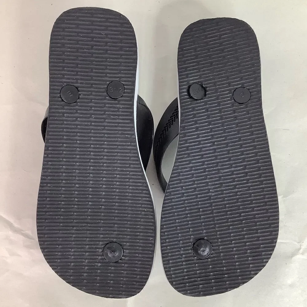 NWOT! Havaianas Batman Flip Flops Black Teal Boys Water Sandals Sz 2Y/EUR 33/34